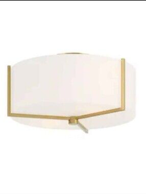 Allen & Roth 13 " Round Semi Flush Round Light